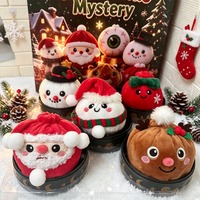Nouvelle Boîte Mystère de Jouets en Peluche Fidget de Noël – Adorables Peluches en Forme de Dumpling, Créatives pour Noël, Père Noël et Halloween