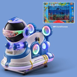 Superman Casa Toy Car New Indoor Electric Dream Mecha Coin Swing Machine para Crianças MP5 Carrosséis para Bebê Shopping Mall Plastic - Product Image 4