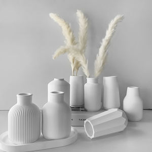 J10-287 Vaasarrangement Kristal Druppel Siliconen Mal DIY Gips Cement Bloemarrangement Opslag Harsen Mallen - Product Image 2