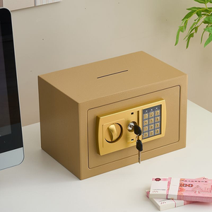 Coffre-fort numérique miniature pour la maison, le bureau et l'hôtel, armoire <span class=keywords><strong>de</strong></span> rangement domestique pour lingots d'or, argent liquide et bijoux - Product Image 5
