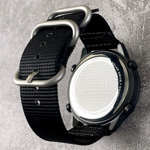 Reloj de Cuarzo para Hombre NORTH EDGE EVOQUE LONGWINGS, con Energía Solar, Cronómetro, Resistente al Agua 50M, Correa de Nailon, Luminoso, Estilo Piloto - Product Image 5