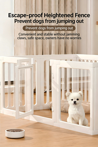 2026 Op maat gemaakte hondenren voor kleine honden, binnenhondenkooi voor kleine huisdieren, poedels, bichons frises, extra hoge beschermende barrière - Product Image 6