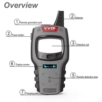 Herramienta Programadora de Llaves de Auto Xhorse VVDI Mini, Versión sin Función de Transpondedor 48 (96 Bits), Sin Tokens