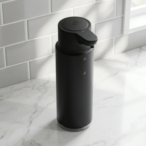 Distributeur automatique de savon liquide intelligent de bureau moderne, rechargeable par USB, en acier inoxydable 304, pour salle de bain et usage domestique, de fabrication OEM d'origine. - Product Image 1