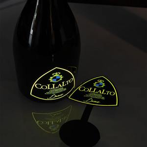 Longstar ของขวัญที่รองแก้ว LED 7สีวัสดุ PET สติกเกอร์ติดกาวสำหรับขวดแชมเปญไฟขวด - Product Image 1