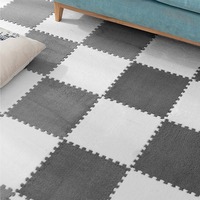 Tapis de puzzle intérieur en mousse EVA épaisse de couleur unie personnalisé tapis carré conception écologique antidérapant pour l'exercice de jeu d'enfants