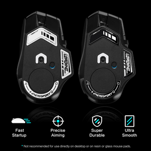 Pattini in vetro per mouse da gaming Logitech G502 X PLUS / G502 X LIGHTSPEED, cuscinetti in tessuto per mira rapida e tracciamento veloce nei giochi FPS - Product Image 3