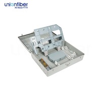 Boîtier mural extérieur IP65 à 48 ports, configuration personnalisée pour la construction de réseaux FTTH