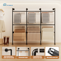 Porte-vêtements en métal robuste et moderne à prix abordable, mobilier de chambre, porte-manteau en métal pour hôtel ou salon