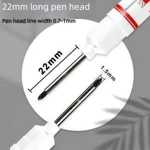 Marqueur à pointe longue 20 mm pour trous profonds, stylo à base d'huile à séchage rapide et imperméable pour le travail du bois, la carrelage et la quincaillerie, vente en gros - Product Image 4