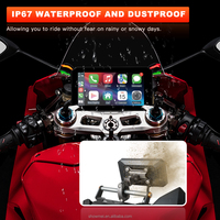 Navegador GPS Portátil de 5.5 Pulgadas Full HD con CarPlay y Android Auto, Resistente al Agua IP67, 1 Año de Garantía, Mapa Mundial para Motocicletas