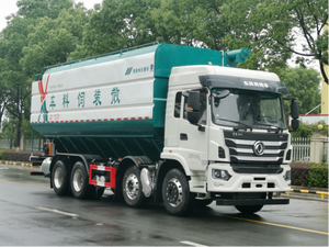 Camion Dong Feng pour le transport de nourriture en vrac à vendre. Prix du camion de distribution de nourriture en vrac de 38 tonnes. Camions Ansport à vendre. - Product Image 6