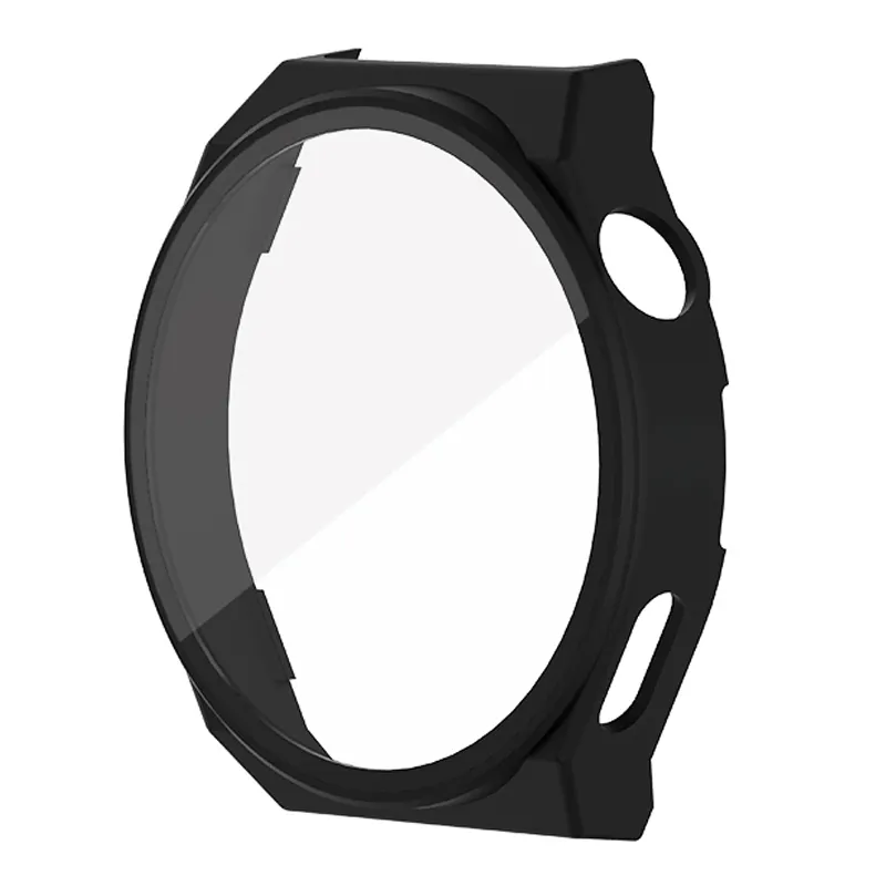 46mm Protective Watch Cover Smart Watch Band Accessories PC Watch Case With Tempered Glass For Huawei GT3 Pro