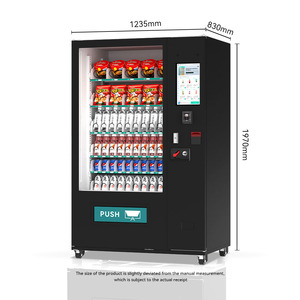 Combo đồ uống lạnh đồ uống Nhà cung cấp Máy bán hàng tự động lạnh máy bán hàng tự động để bán Snack và đồ uống với thanh toán thẻ tín dụng - Product Image 6