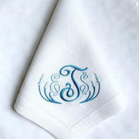 Serviette à Jours 100% Lin de Table Lavée à la Pierre