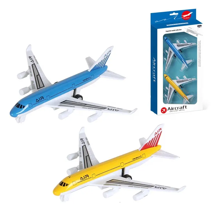 Diecast Speelgoed Legering Pull Back Vliegtuig Model Diecast Vliegtuig Schaal Model Vliegtuig Metalen Speelgoed Voor Kinderen