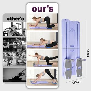 <span class=keywords><strong>Reformer</strong></span> de Pilates pliable en gros avec minuteur, planche de Pilates multifonctionnelle pour l'entraînement abdominal à domicile - Product Image 5