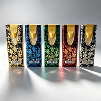Briquet Dongyi, nouveau design, briquet coupe-vent à flamme jet, boîtier métallique, rechargeable, impression UV, briquet pour fumer et cuisiner