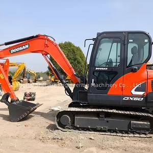 Excavadora de Ruedas Usada Doosan DX60W-9c, Excavadora Mini de 6 Toneladas para Casa y Granja, Doosan DX60W - Product Image 3