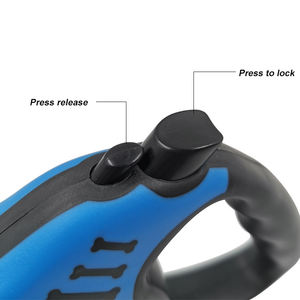 <span class=keywords><strong>Flexible</strong></span> resistente al desgaste 3m/5M <span class=keywords><strong>Flexible</strong></span> automático retráctil correa de perro correa de cuerda de tracción para mascotas producto para mascotas - Product Image 3