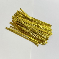 Groothandel op voorraad Herbruikbare 8cm 10cm 12cm Kleurrijke Tasbandjes Metalen Draadband PET Twist Tie voor Cadeau Bakkerijdozen & Bloemverpakkingen