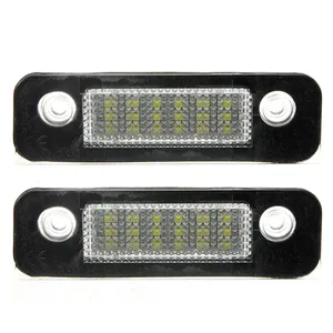 2 ชิ้น 12 โวลต์ 18 LED ไฟป้ายทะเบียนรถสีขาวโคมไฟป้ายทะเบียน SMD สำหรับฟอร์ด ฟิวชั่นสำหรับมอนดิโอ/MK2 สำหรับเฟียสต้า MK5 - Product Image 2
