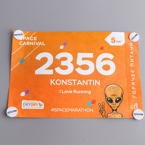 Держатель номера для беговой дорожки с кнопкой-защелкой для спортивных соревнований и марафонов - Product Image 5