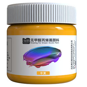 亚克力涂料批发专用室内防水不褪色亚克力涂料手绘DIY彩绘工具 - Product Image 2
