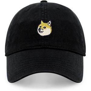Casquette de baseball Doge Meme Shiba Inu Dog brodée unisexe en sergé de coton - Product Image 1