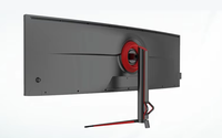 Faible lumière bleue 49 pouces écran large 5K Esport PC moniteurs ordinateur écran LCD 1MS IPS 49 "moniteur de jeu incurvé 144Hz