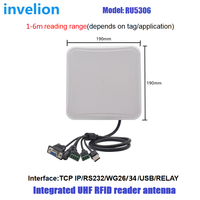 Lecteur-graveur RFID UHF intégré longue portée 8-10M avec antenne circulaire 9dBi |   Boîtier ABS TCP/IP RS232 pour stationnement