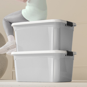 XT412N Design moderno scatola portaoggetti in plastica con coperchio multifunzione per ufficio e scrivania ago e filo per capelli Organizer - Product Image 3