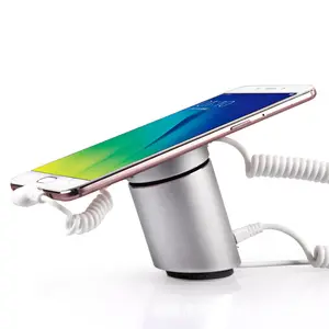 Mobile Phone Security Display Stand Cable Lock Violent Destroyed Alarm Device Cell Phone Anti Theft Holder With Charging