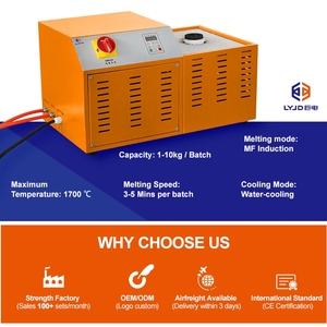 Ce 3 kg 5 kg Vàng nóng chảy lò máy cảm ứng kỹ thuật số lò điện 15KW - Product Image 4