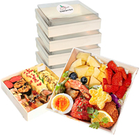 Boîte à gâteau jetable Sushi Traiteur Emballage de récipient alimentaire recyclable pour pâtisserie boulangerie gâteau fromage à emporter