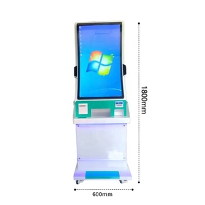 Cong 21.5-32inch cảm ứng điện dung màn hình kiosk tự phục vụ bệnh viện sức khỏe y tế LED ống RFID Đầu đọc thẻ máy in hóa đơn - Product Image 5