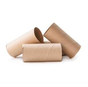 Portarrollos de cartón desechable sin costuras, soluble en agua, para la fabricación de papel higiénico sin residuos. - Product Image 1