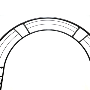 Arche moderne <span class=keywords><strong>en</strong></span> métal noir d'approvisionnement d'usine <span class=keywords><strong>pour</strong></span> le support d'escalade de plante de conception simple de patio de jardin - Product Image 2