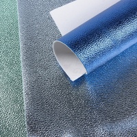 Cuir synthétique PU effet métallique 1,2 mm, texture litchi, toucher doux, pour bagages, sacs à main, chaises, canapés, rembourrage et décoration