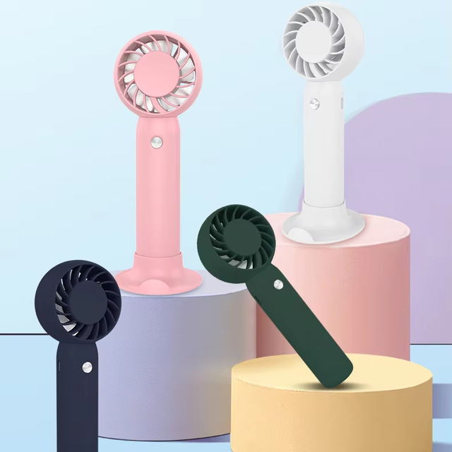 High Quality Customizable Three-Speed Bladeless Mini Portable Handheld USB Rechargeable Fan Outdoor Sports Summer Car Hotel RV