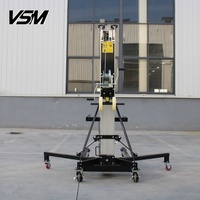 Chariot élévateur manuel compact et portable VSM, capacité de levage de 0,8 m, largeur étroite, transpalette hydraulique pour allées étroites AML3