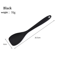 Jiadingle JDL3621001 Spatule en silicone, ensemble d'ustensiles de cuisine miniatures durables, 19 pièces, 70g