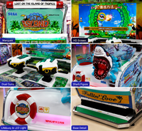 Machine d'arcade interactive commerciale de tir sur le thème des pirates, équipement de jeu à monnayeur pour centres de divertissement intérieurs