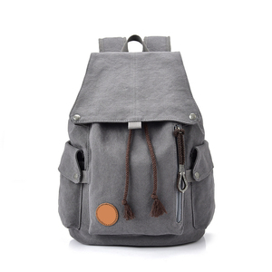 <span class=keywords><strong>Zaino</strong></span> Personalizzato all'Ingrosso, Borsa con Coulisse per Uomo, <span class=keywords><strong>Zaino</strong></span> Hipster in Tela e <span class=keywords><strong>Pelle</strong></span> per Scuola e Uso Quotidiano - Product Image 4