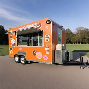 2025 Ice Cream Trailer For Sale In USA Mobile Coffee Equipped Food Truck With DOT CE - Product Image 3