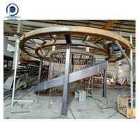 Prima Véranda extérieure personnalisée de haute qualité toutes saisons en métal véranda autoportante en aluminium en fer forgé maison en verre incliné