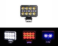 Feux de conduite LED tout-terrain Mabos, étanches IP67 pour ATV, moto et SUV - Faisceau combiné spot/diffuse, 24V DC, construction en aluminium