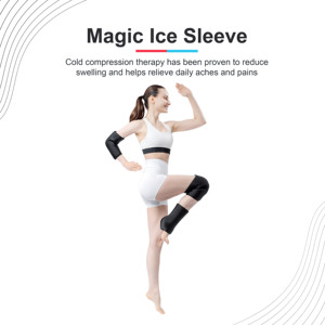 Ice Sleeve Ice &amp; <strong>Heat</strong> Therapy Compression Sleeve- Reusable, Flexible <strong>Gel</strong> Hot/Cold Pack, 360 Coverage for Knee, Elbow, Ankle - Product Image 5