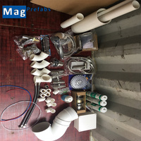 Prix bas Maison préfabriquée Toilette mobile extérieure Salle de bain préfabriquée wc douche extérieure avec toilette à squat