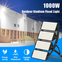 Projecteurs étanches IP66 1000W pour l'éclairage extérieur des stades et des chantiers de construction avec source lumineuse LED